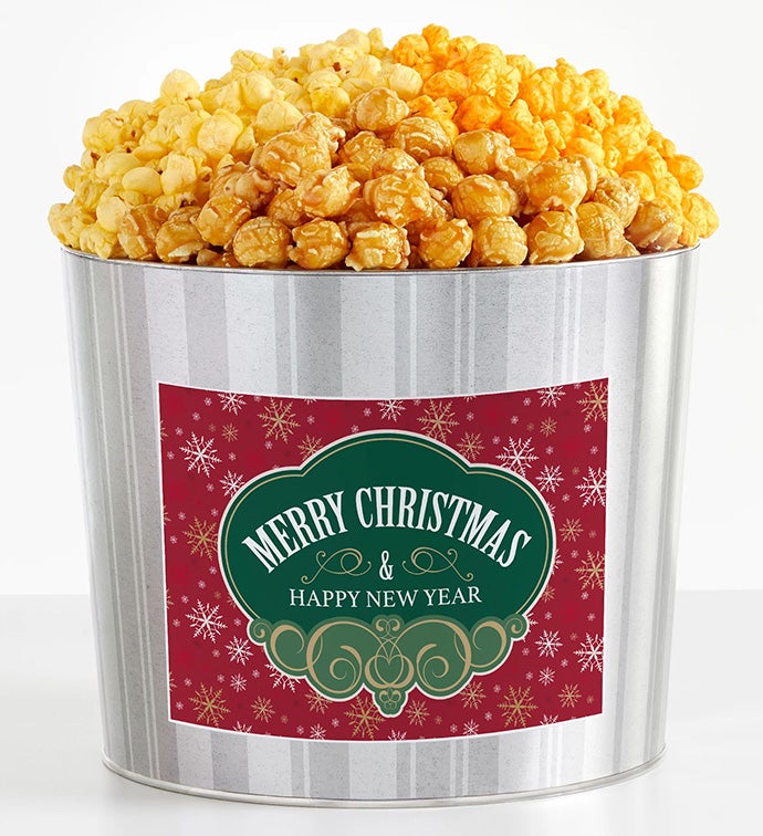 Tins With Pop&reg; Merry Christmas & Happy New Year 3 Flavor